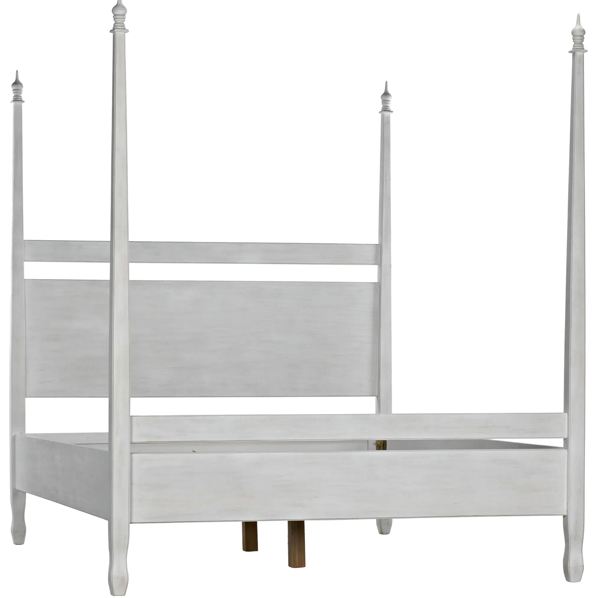Venice White Wash Bed, Queen