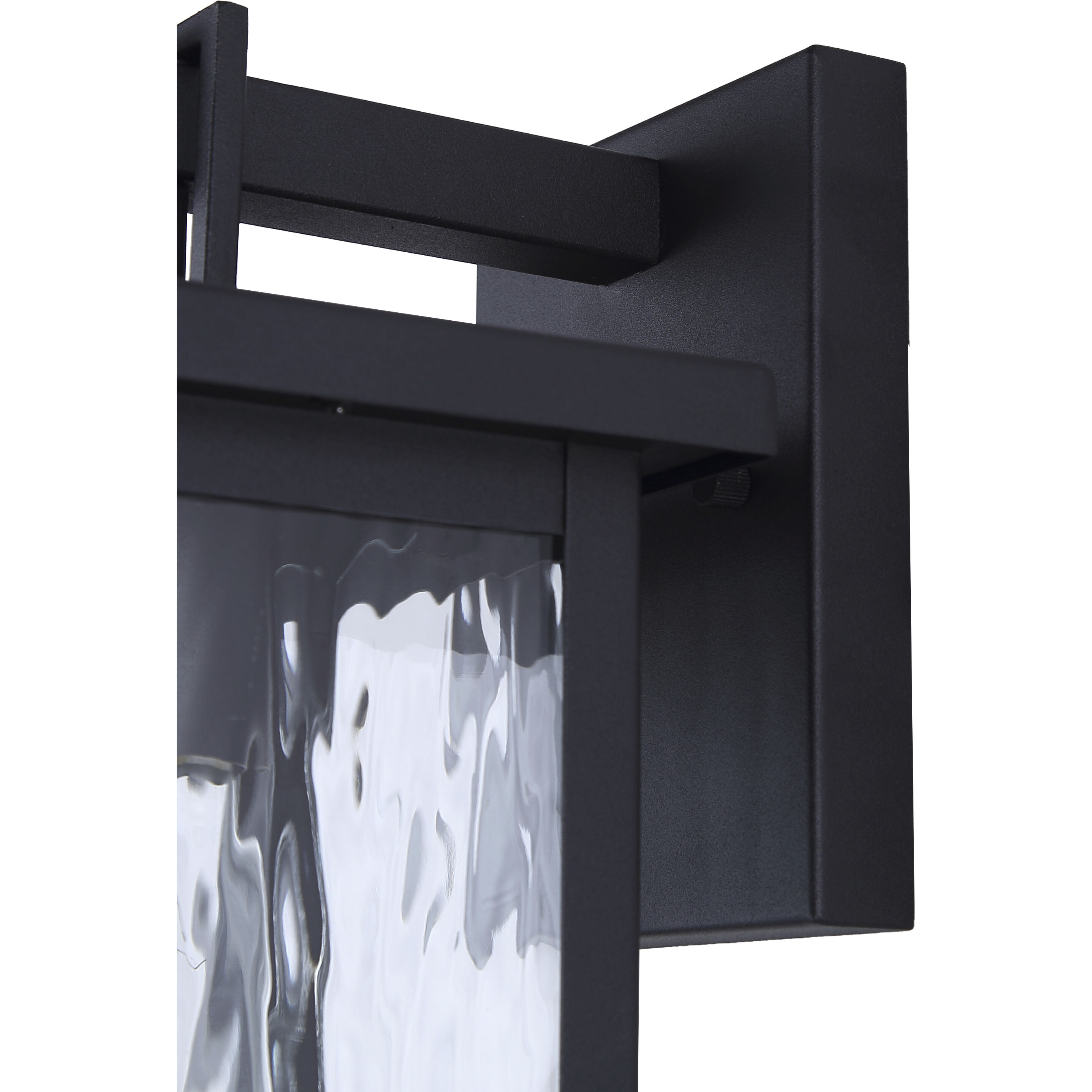 Shana 1 Light 12 inch Black Outdoor Wall Lantern