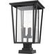 Seoul 3 Light 14.00 inch Post Light & Accessory