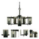 Hammersmith 5 Light 23 inch Mahogany Bronze with Clear Glass Dining Chandelier Ceiling Light