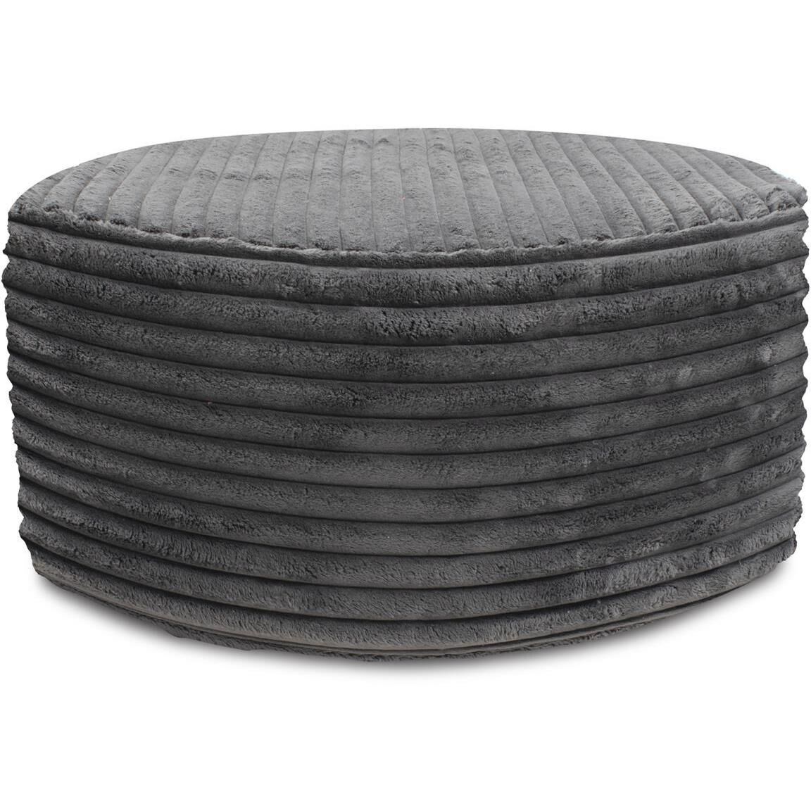 Shar Pei Universal 18 inch Charcoal Ottoman