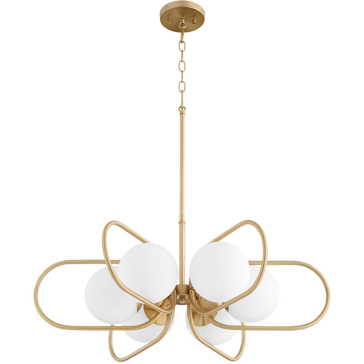 Belmont 6 Light 30.00 inch Chandelier