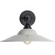 Yep Croma 1 Light 15.5 inch Matte Black Outdoor Wall in No Glass, Warm Gray