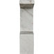 Aero 30 X 17.5 inch White Marble Side Table