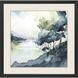 Wanderlust Calling / Whispers in the Wind Blue and Brown and Green and Multi Framed Art