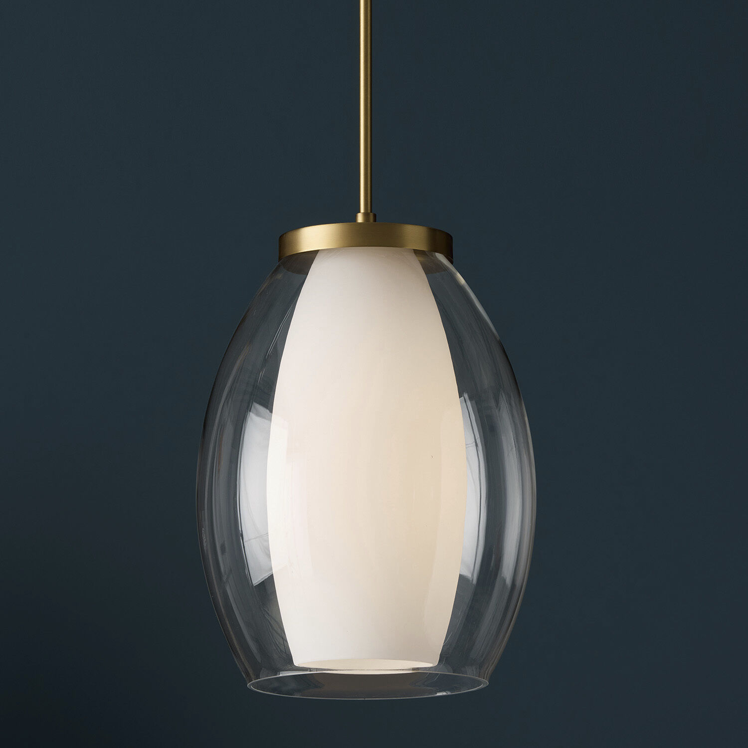 Joss 1 Light 13 inch Aged Brass Pendant Ceiling Light