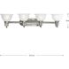 Beacher 4 Light 37.5 inch Brushed Nickel Bath Vanity Wall Light