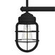 Starklake 5 Light 41 inch Natural Iron Linear Chandelier Ceiling Light