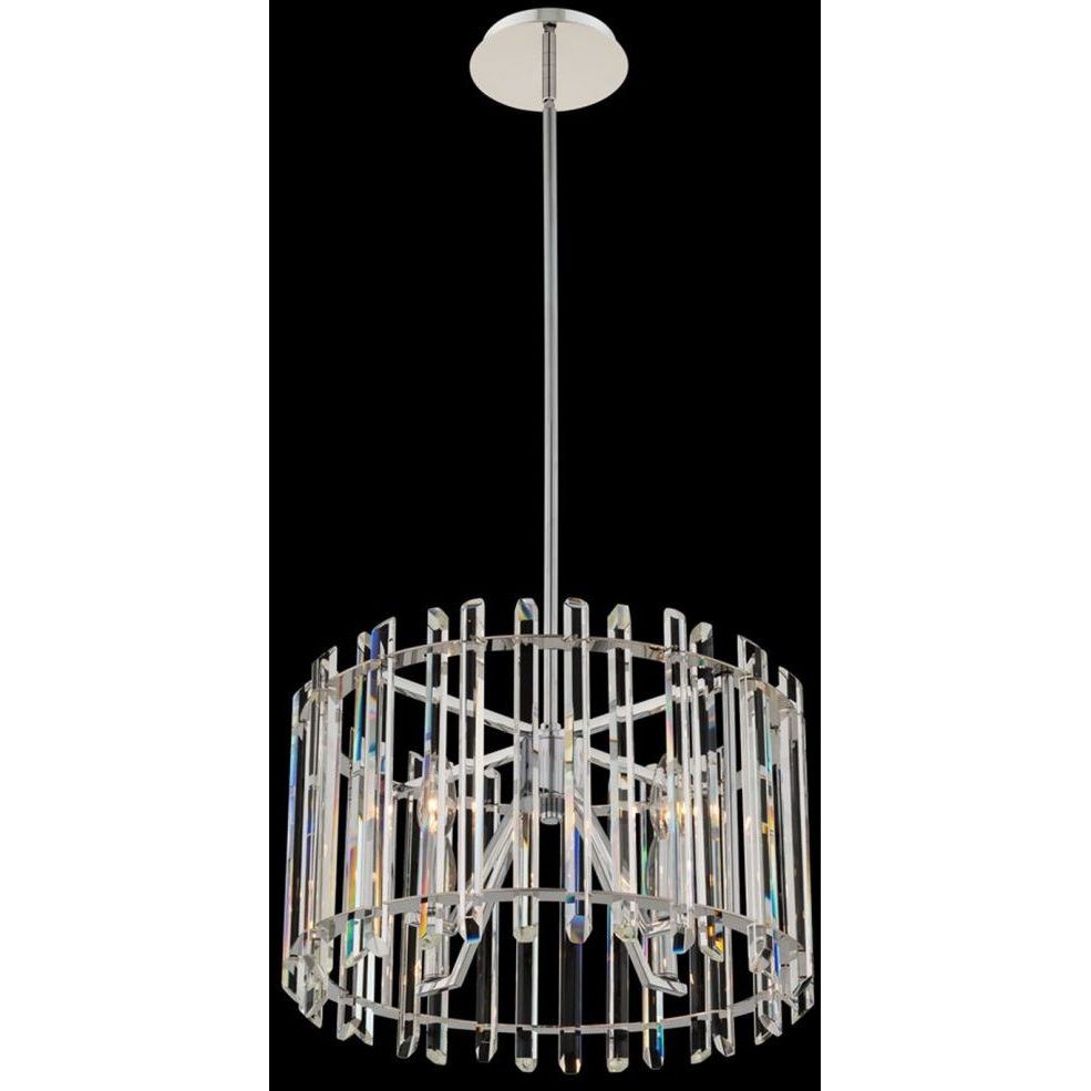 Viano 8 Light 28 inch Polished Chrome Pendant Ceiling Light