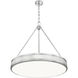 Quinn Pendant Ceiling Light in Satin Nickel