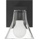 Gilford 1 Light 7.25 inch Matte Black Vanity Light Wall Light