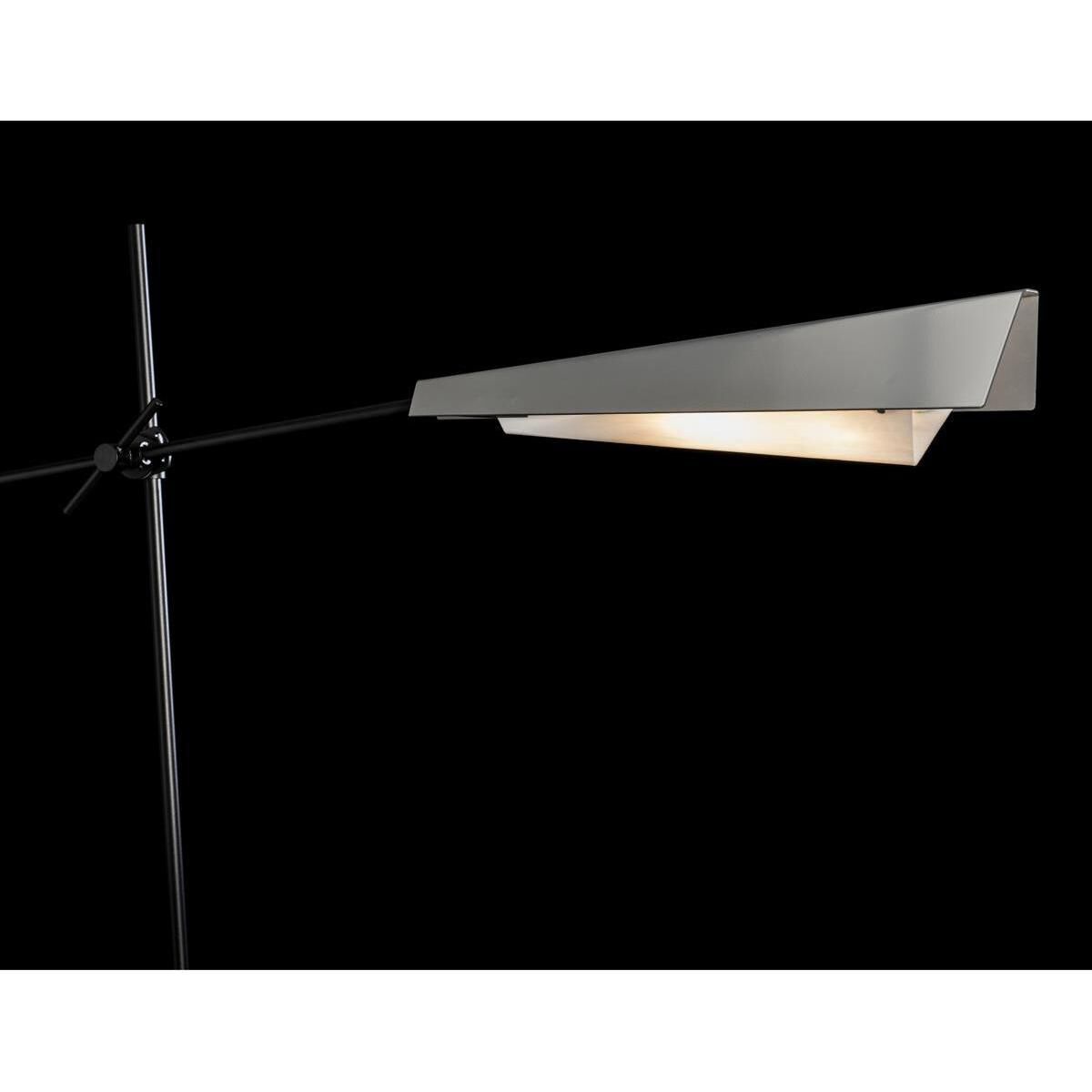 Vertex 83.1 inch 60 watt Black and Sterling Floor Lamp Portable Light in Black/Sterling