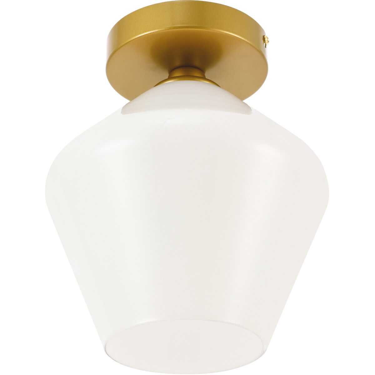 Rochester 1 Light 7.9 inch Brass Flush Mount Ceiling Light