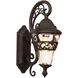Anastasia Outdoor Wall Sconce Wall Light in Textured Matte Black