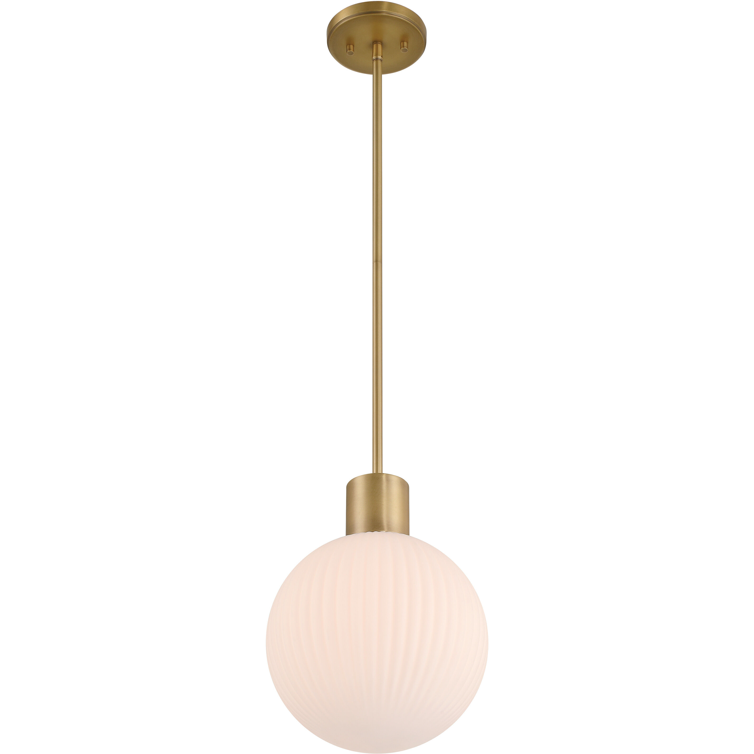 Fenton 1 Light 10 inch Legacy Brass Pendant Ceiling Light