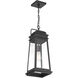 Boone 1 Light 8.25 inch Black Outdoor Hanging Lantern