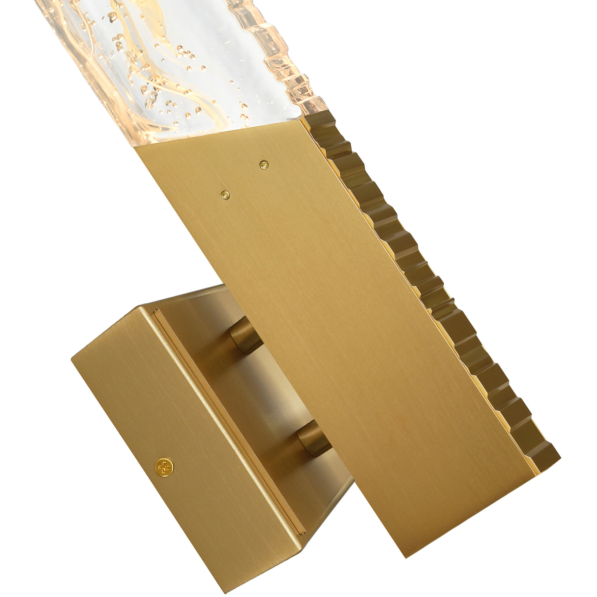 Petra LED 4.7 inch Brass Wall Light