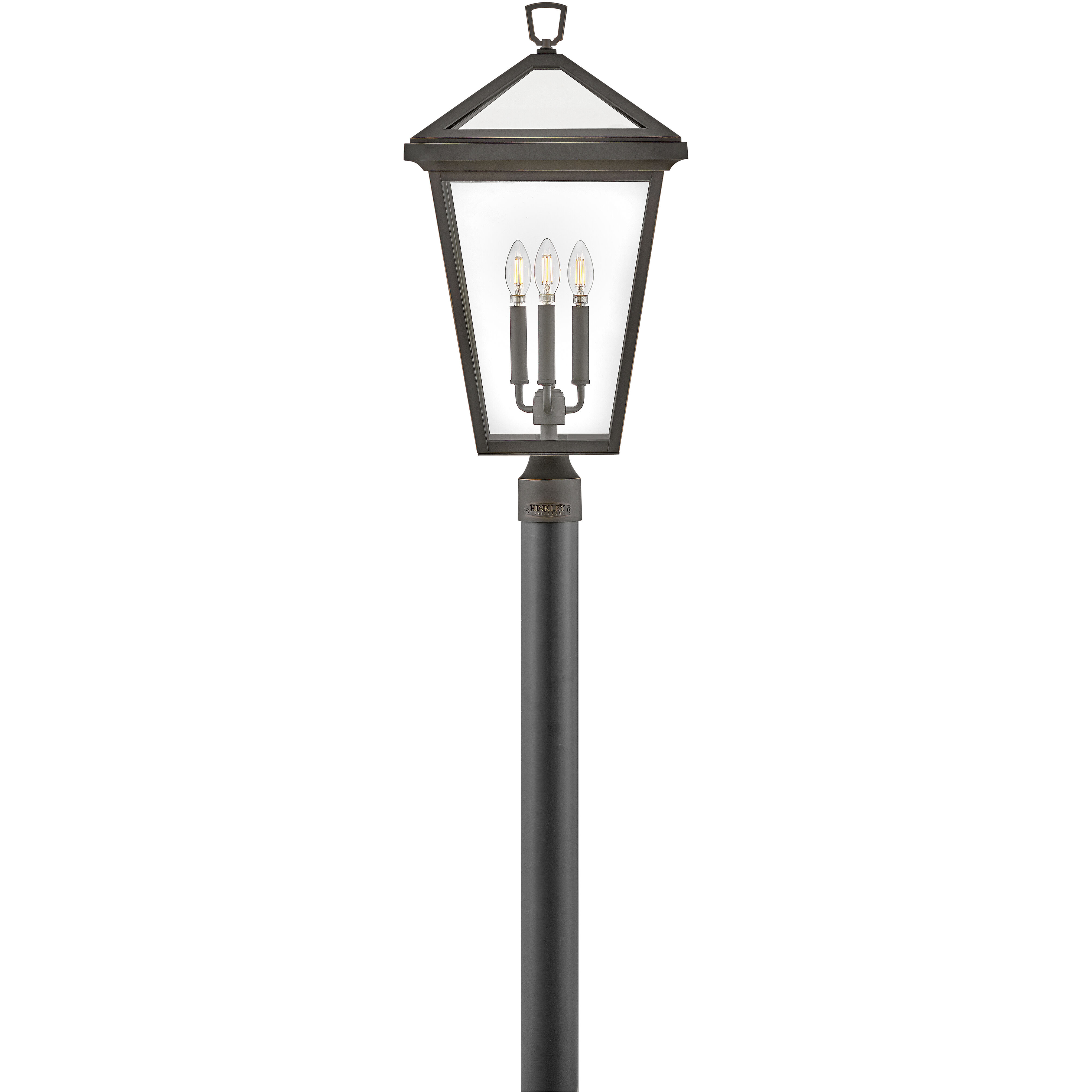 Estate Series Alford Place 26 inch Oil Rubbed Bronze Outdoor Post Mount Lantern in Non-LED