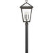 Estate Series Alford Place 26 inch Oil Rubbed Bronze Outdoor Post Mount Lantern in Non-LED
