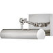 Stokes 6.75 inch 10.00 watt Polished Nickel Adjustable Sconce Wall Light, Small