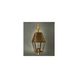 Boston 1 Light 38 inch Dark Antique Brass Post Lantern in Frosted Glass, Chimney, Medium