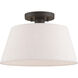 Belclaire 1 Light 13 inch English Bronze Semi-Flush Mount Ceiling Light