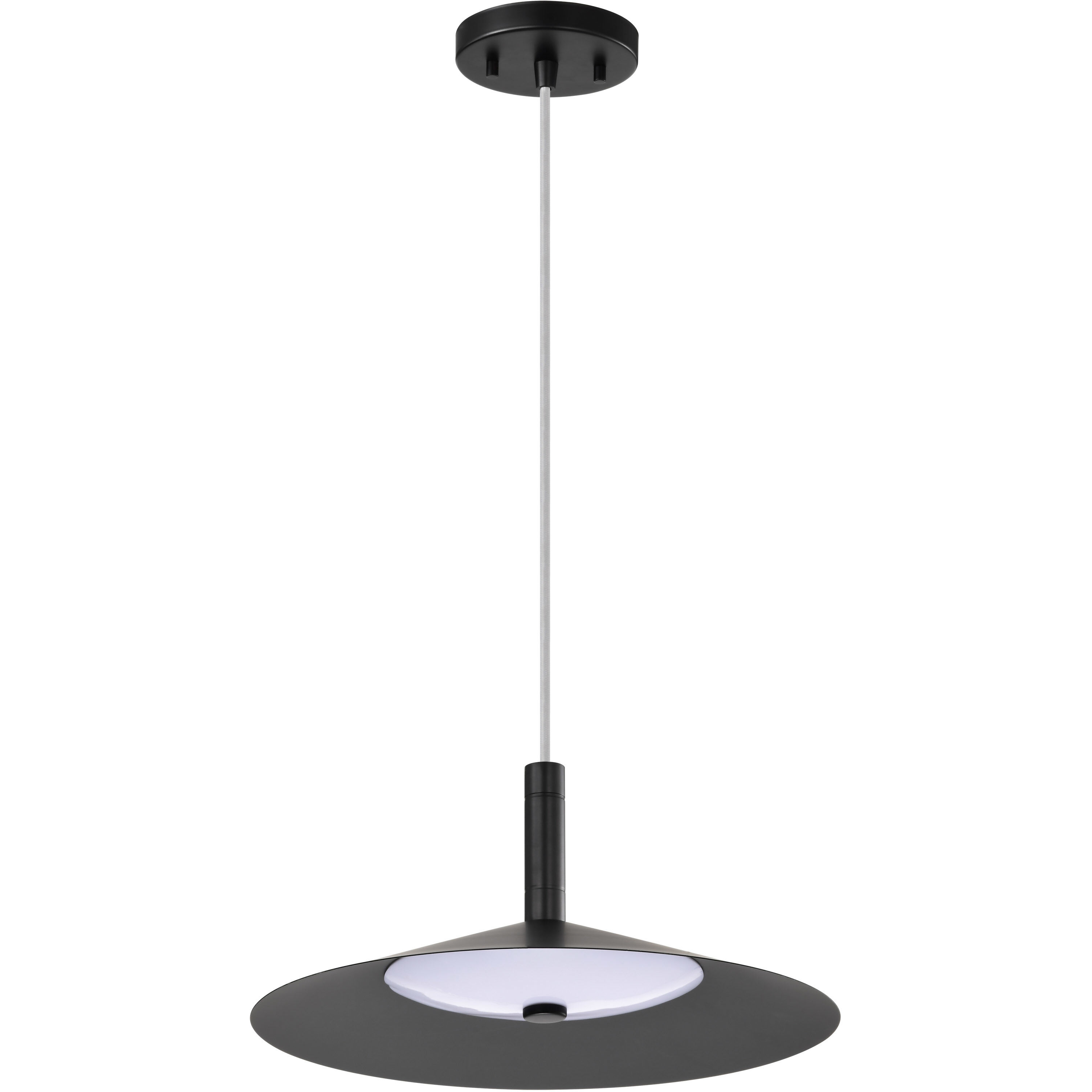 Corrine LED 14 inch Matte Black Pendant Ceiling Light