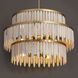 Marimba 10 Light 36 inch Weathered White Chandelier Ceiling Light