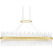 Genevieve LED 47 inch Medallion Gold Pool Table Light Ceiling Light