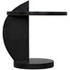 Reed 25 X 22 inch Hand Rubbed Black Side Table