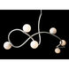 Slide 6 Light 69.2 inch White Pendant Ceiling Light, XL