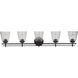 Neighborhood Drake 5 Light 42 inch Flat Black Vanity Light Wall Light, Neighborhood Collection