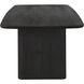 Kirin 96 X 30 inch Black Dining Table