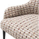 Colette Ariane Beige Orange Armchair