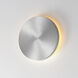 Alumilux Dish LED 6.75 inch Satin Aluminum ADA Wall Sconce Wall Light