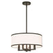 Park Ridge 4 Light 18 inch Bronze Pendant Chandelier Ceiling Light