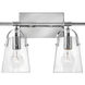 Foster 4 Light 31.75 inch Chrome Vanity Light Wall Light