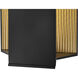 MOCO Strata LED 16 inch Black Outdoor Wall Mount Lantern