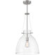 Foster 1 Light 14 inch Satin Nickel Pendant Ceiling Light
