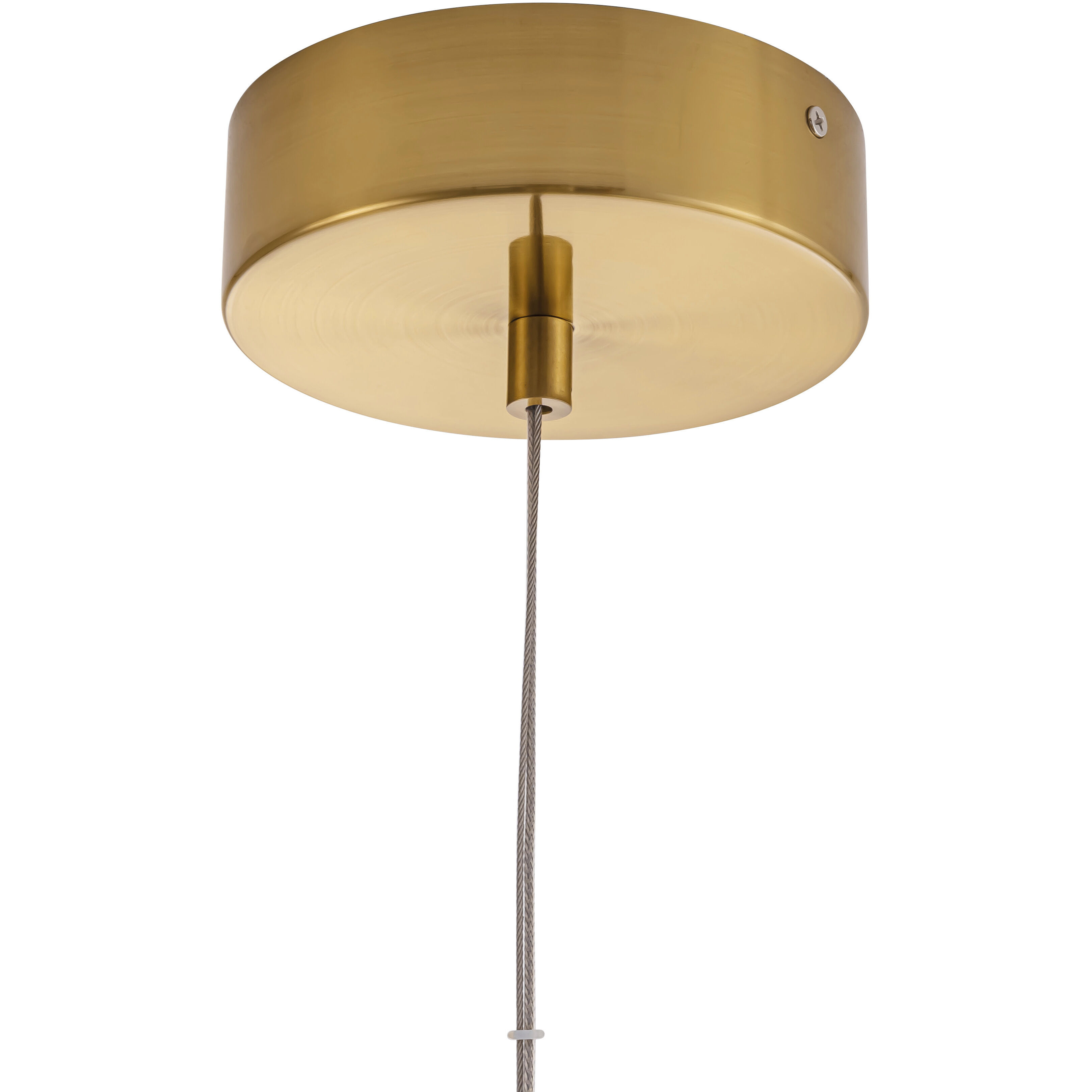 Jackie LED 6.3 inch Satin Brass Pendant Ceiling Light