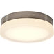 Pi LED 11 inch Brushed Nickel LED Flush Mount Ceiling Light