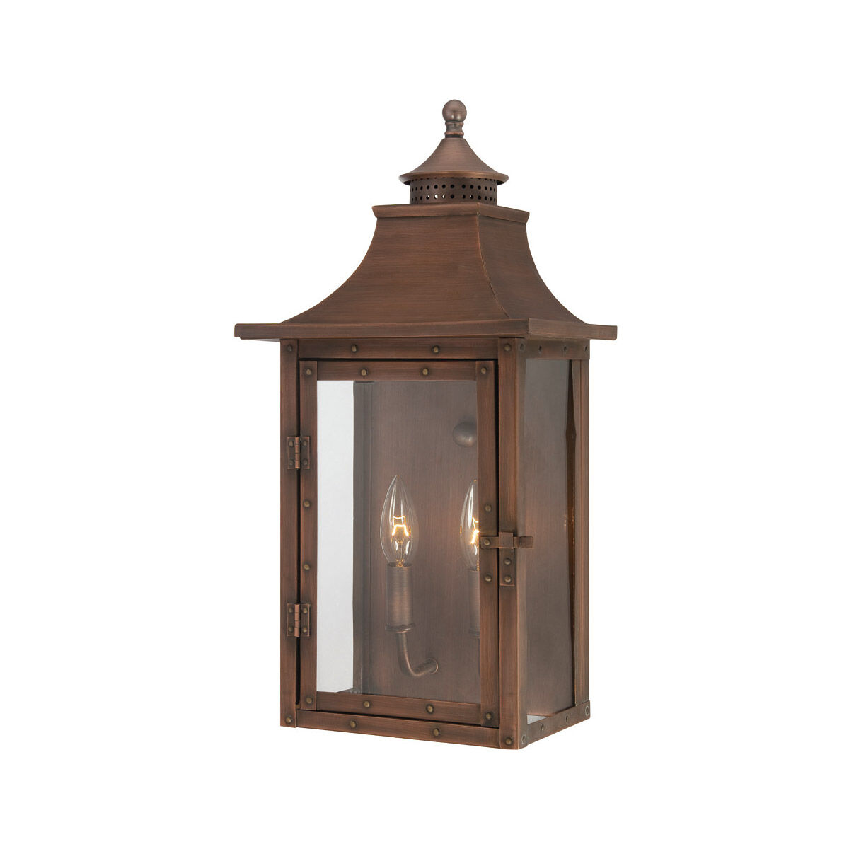 St. Charles 2 Light 10.00 inch Outdoor Wall Light