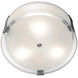 Tara LED 14 inch Brushed Steel Flush Mount Ceiling Light