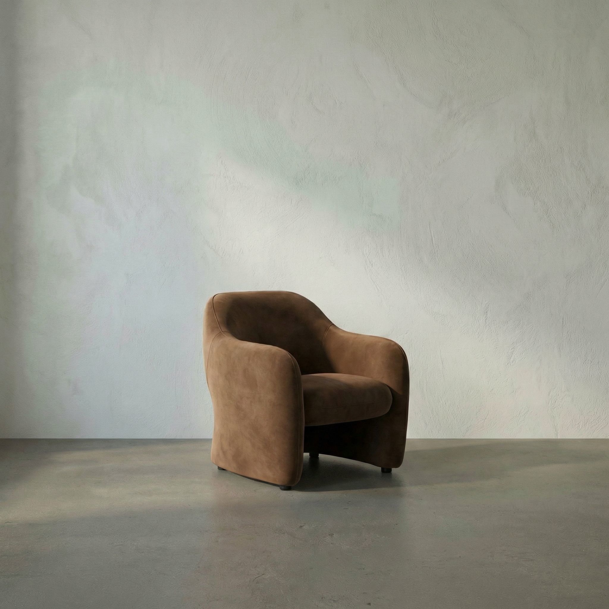 Marx Brown Velvet Occasional Chair