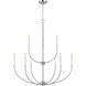Greenwich 9 Light 32 inch Brushed Nickel Chandelier Ceiling Light