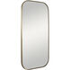 Taft 41 X 21 inch Brass Wall Mirror