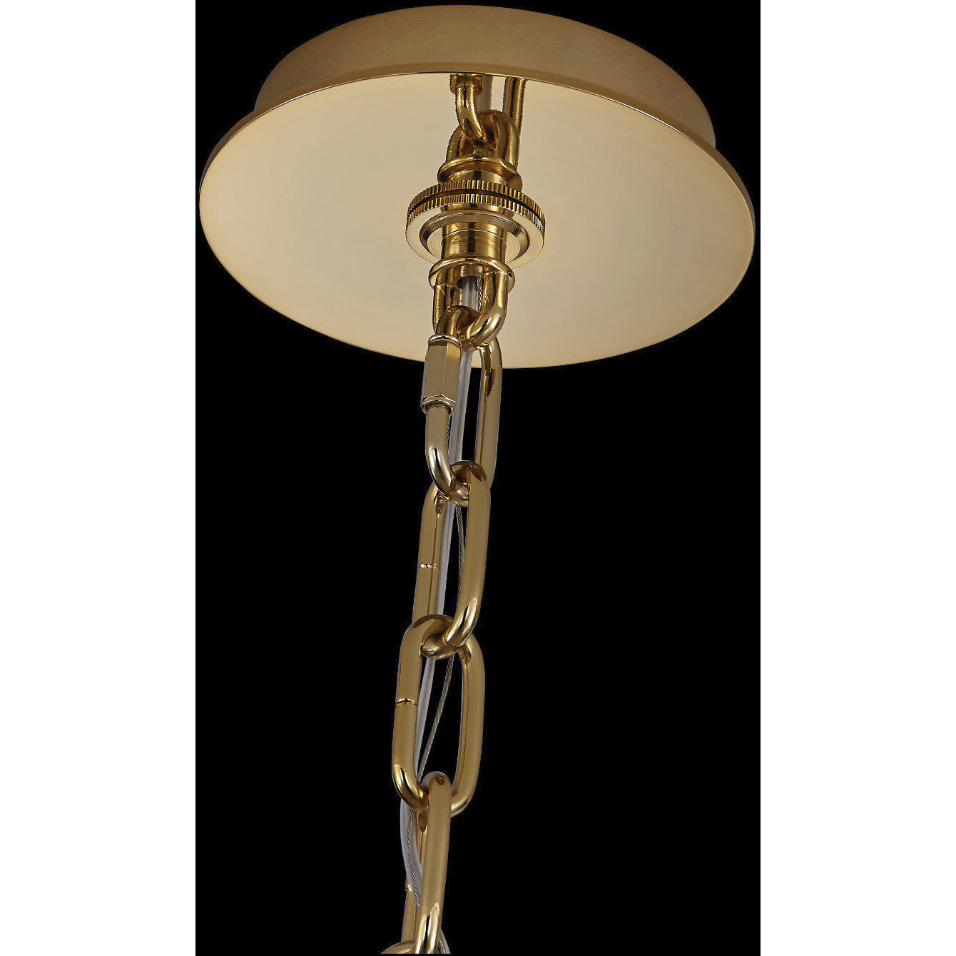 Cadere 24 Light 40 inch Two Tone 18K Gold Pendant Ceiling Light