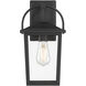 Strathden 1 Light 13.5 inch Powder Coated Black Outdoor Wall Sconce