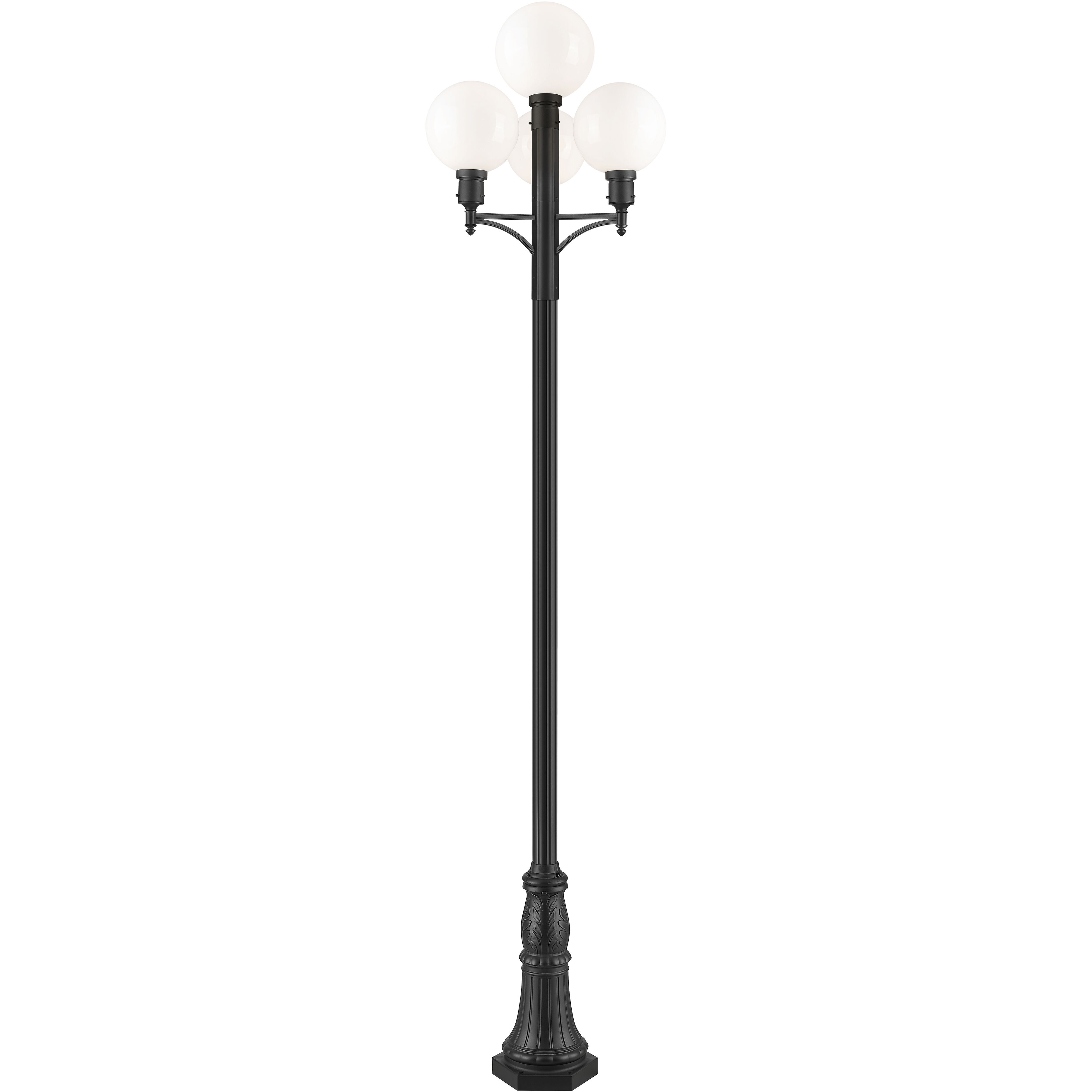 Laurent 4 Light 34.50 inch Post Light & Accessory