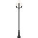 Laurent 4 Light 133.75 inch Black Outdoor Post Mounted Fixture